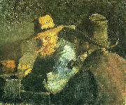 Michael Ancher fiskerne soren thy og thomas svendsen France oil painting artist
